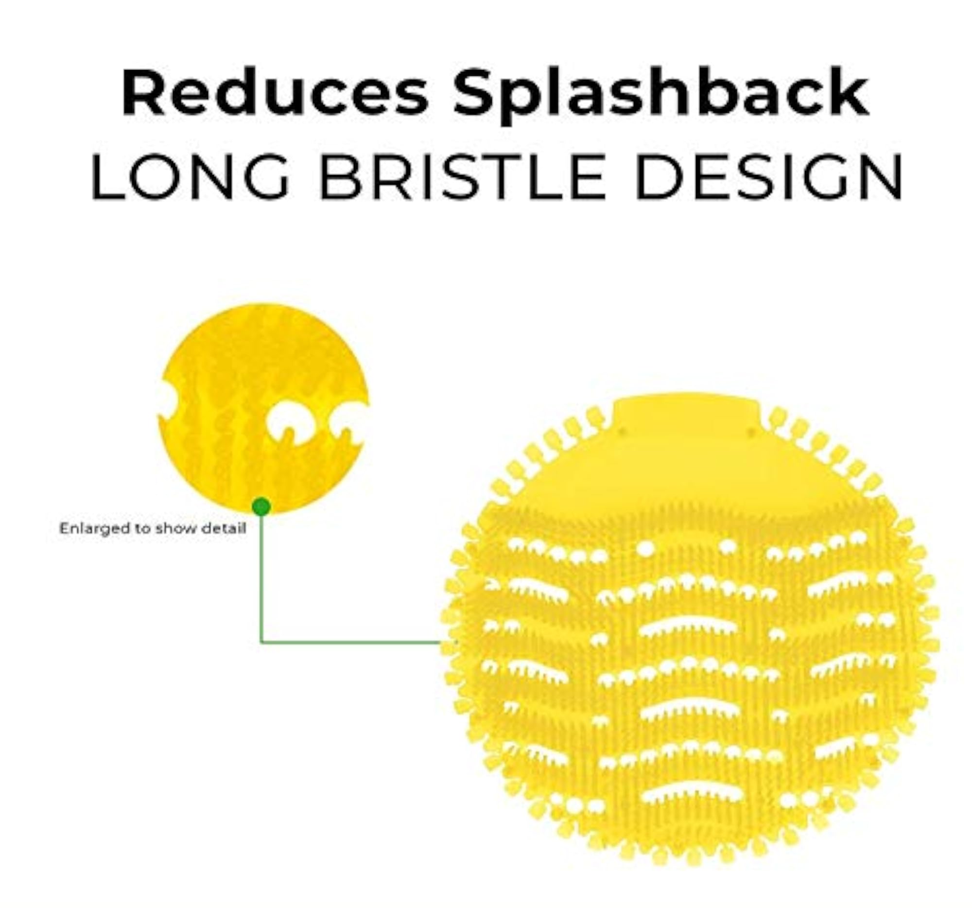 Urinal Screen Mats with Lemon Fragrance, 20 Pieces